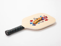 4th Of July Hot Dog Sleeve Dark Pickleball Paddle | Artistshot