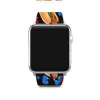 4th Of July Hot Dog Sleeve Dark Apple Watch Band | Artistshot