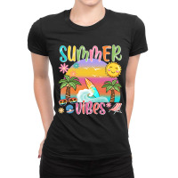 Summer Vibes Ladies Fitted T-shirt | Artistshot