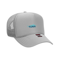 Line Art Blue Tuna Illustration Foam Trucker Hat | Artistshot