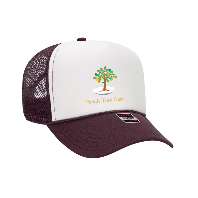 Peach Tree Dish Sarcastic Witty Humor Petri Dish Long Sleeve Foam Trucker Hat by saterseim | Artistshot