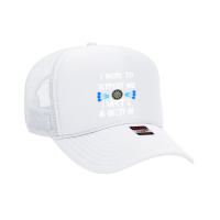 Dart Player I Work To Support My Darts Addiction Dartboard T Shirt Foam Trucker Hat | Artistshot