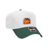 Tis The Season Thanksgiving Football Pumpkin Fall Football Adjustable Baseball Cap | Artistshot