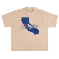 San Mateo California Ca Map T Shirt Urban Heavy T-shirt | Artistshot