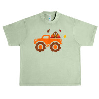 Turkey Monster Truck Thanksgiving Day Gift T Shirt Urban Heavy T-shirt | Artistshot