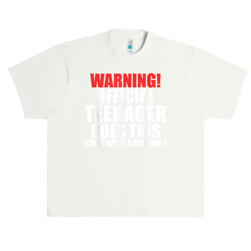 Warning! Offficial Teenager Come 13th Birthday Teenager T Shirt Urban Heavy T-shirt | Artistshot