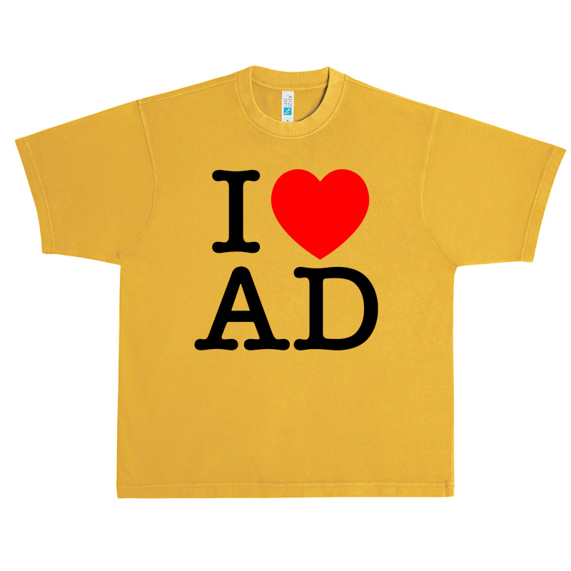 I Heart Ad (andorra) Urban Heavy T-shirt | Artistshot