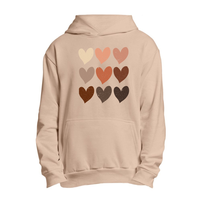 Diversity Hearts, Skin Tone Hearts Urban Pullover Hoodie | Artistshot