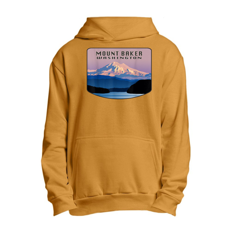 Mount Baker Whatcom County Bellingham Washington Mountain T Shirt Urban Pullover Hoodie | Artistshot