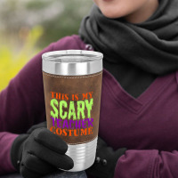 This Is My Scary Teacher Costume Halloween Cute Animations Characters Leatherette Tumbler | Artistshot