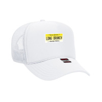 Long Branch Nj New Jersey License Plate Beach Jersey Shore T Shirt Foam Trucker Hat | Artistshot