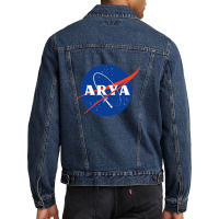 Space Needle Men Denim Jacket | Artistshot