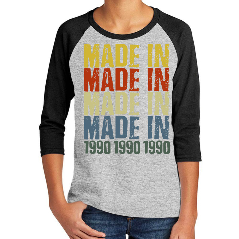 Made In 1990 Youth 3/4 Sleeve by autlu2024 | Artistshot