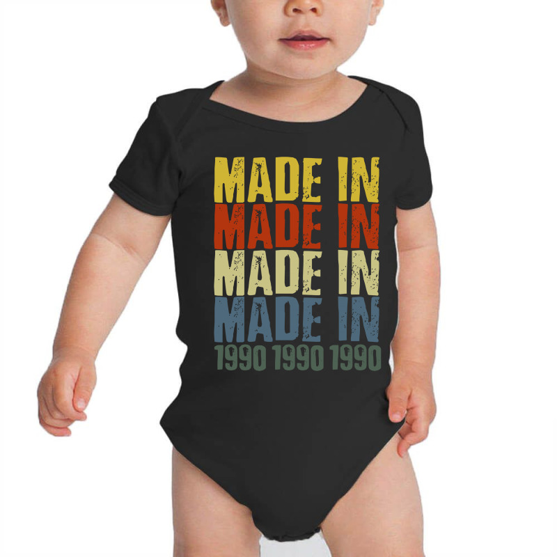 Made In 1990 Baby Bodysuit by autlu2024 | Artistshot