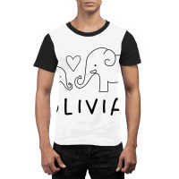 Olivia Elephant Graphic T-shirt | Artistshot