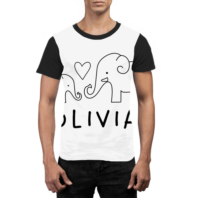 Olivia Elephant Graphic T-shirt | Artistshot