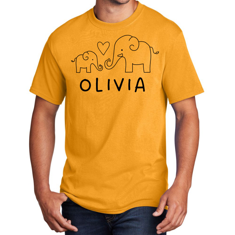 Olivia Elephant Basic T-shirt | Artistshot