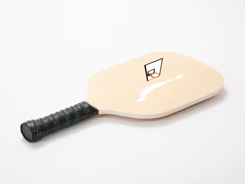 Basketball Dunk Competition Silhouette One Handed Dunk Shot Pickleball Paddle | Artistshot