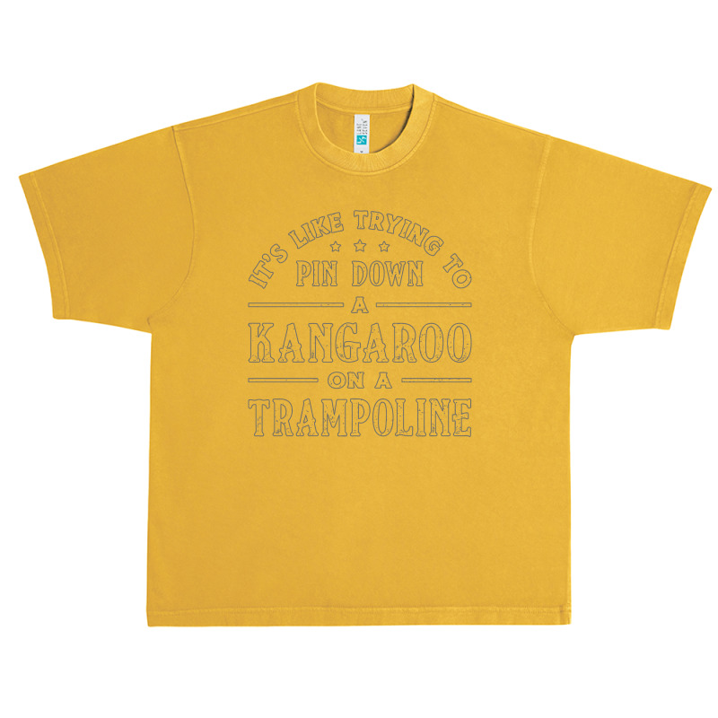 Kangaroo On A Trampoline Gymnast Trampolining Urban Heavy T-shirt | Artistshot