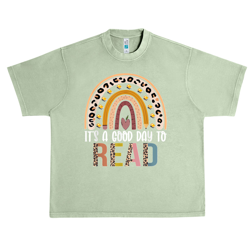 It's A Good Day To Read A Book Bookworm Book Lover Rainbow Urban Heavy T-shirt by EaglesonBonnie | Artistshot