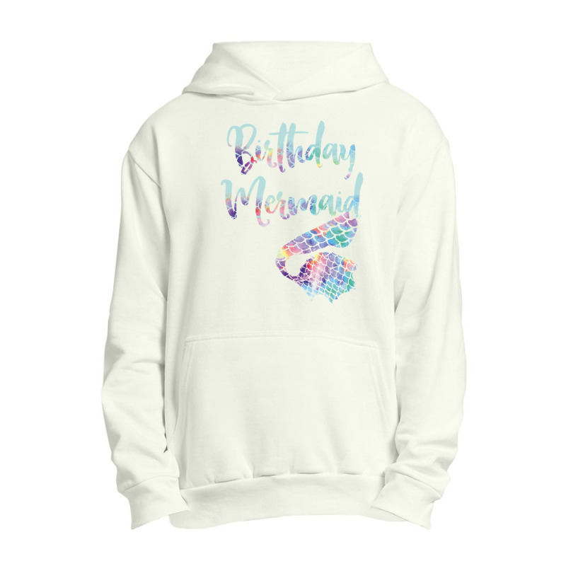 Birthday Mermaid Shirt T Shirt Urban Pullover Hoodie | Artistshot