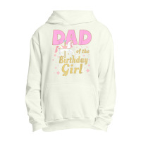 Mens Carousel Party Family Matching Dad 1st First Birthday Girl Urban Pullover Hoodie | Artistshot