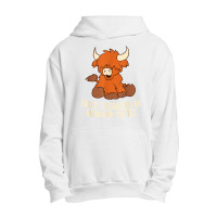 Scottish Highland Cattle   Easily Distracted Highland Cattle T Shirt Urban Pullover Hoodie | Artistshot