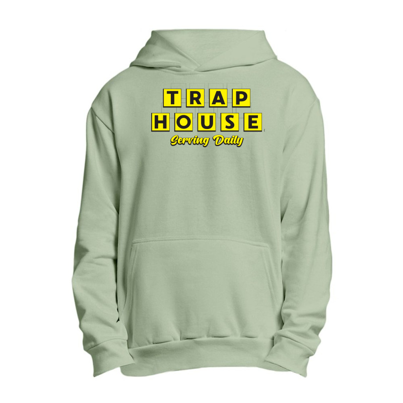 Trap House   Serving Daily Urban Pullover Hoodie | Artistshot