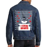 Penguin T  Shirt Penguin Valentines Day Bird Lover Valentine Penguin Men Denim Jacket | Artistshot