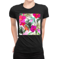 Tropical T  Shirt Tropical Fascinating Foliage T  Shirt Ladies Fitted T-shirt | Artistshot