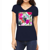 Tropical T  Shirt Tropical Fascinating Foliage T  Shirt Women's V-neck T-shirt | Artistshot