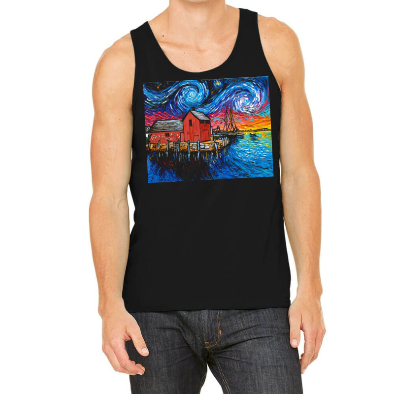 Rockport Massachusetts T  Shirt Motif 1 Night T  Shirt Tank Top | Artistshot