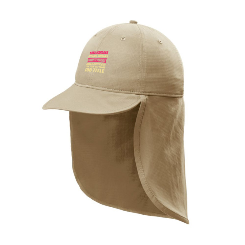 Bank Manager Funniest Isn't A Jobtitle Sun Shade Cap by thanchashop | Artistshot