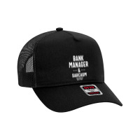 Bank Manager Job Title Profession - Occupation Mesh Back Trucker Hat | Artistshot