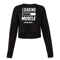 Installing Muscles Please Wait Cropped Sweater | Artistshot