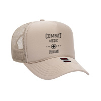 Army Combat Medic Veteran T Shirt Foam Trucker Hat | Artistshot