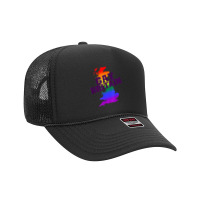 Gay Britain! Rainbow Uk Lgbtq+ Pride T Shirt Foam Trucker Hat | Artistshot