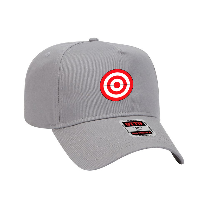 Bulls Eye Target Lazy Diy Halloween Costume Darts Shooting T Shirt Adjustable Baseball Cap | Artistshot