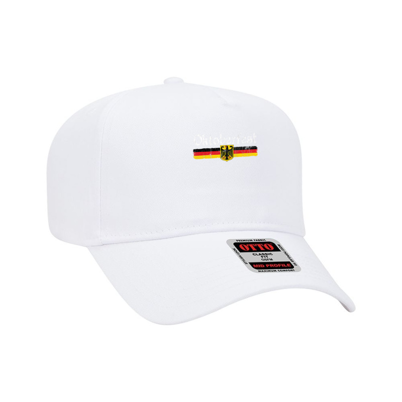 Oktoberfest German Beer Men Women Vintage German Flag T Shirt Adjustable Baseball Cap by DianneHenderson91 | Artistshot