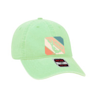 Snorkeling Silhouette Sport Activity Vector Graphic Dyed Cap | Artistshot