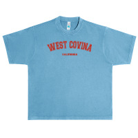 West Covina California Ca Red Letter Graphic On West Covina T Shirt Urban Heavy T-shirt | Artistshot