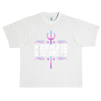 Mermaid Security Tees Mens Boys Swimmer Dad Merdad Trident T Shirt Urban Heavy T-shirt | Artistshot