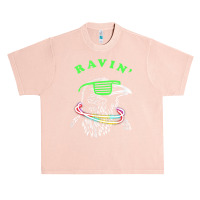 Ravin Raven Rave Party Neon Bird Funny Tee T Shirt Urban Heavy T-shirt | Artistshot