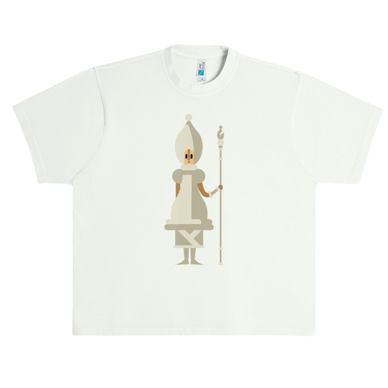 Chess Pieces White Bishop Children Board Game Set Urban Heavy T-shirt | Artistshot