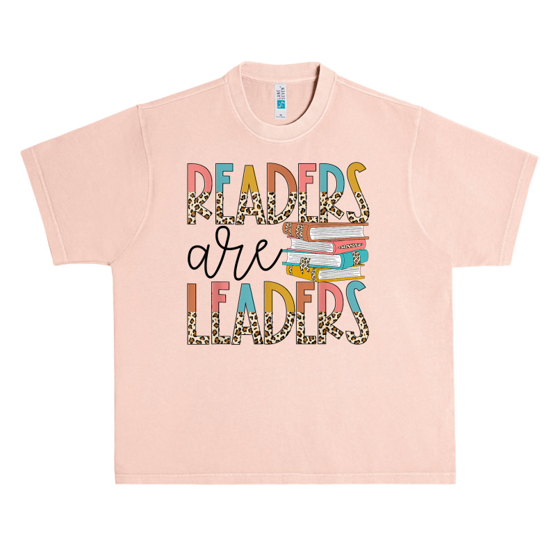 Readers Are Leaders Boho Leopard Book Lover Back To School T Shirt Urban Heavy T-shirt | Artistshot