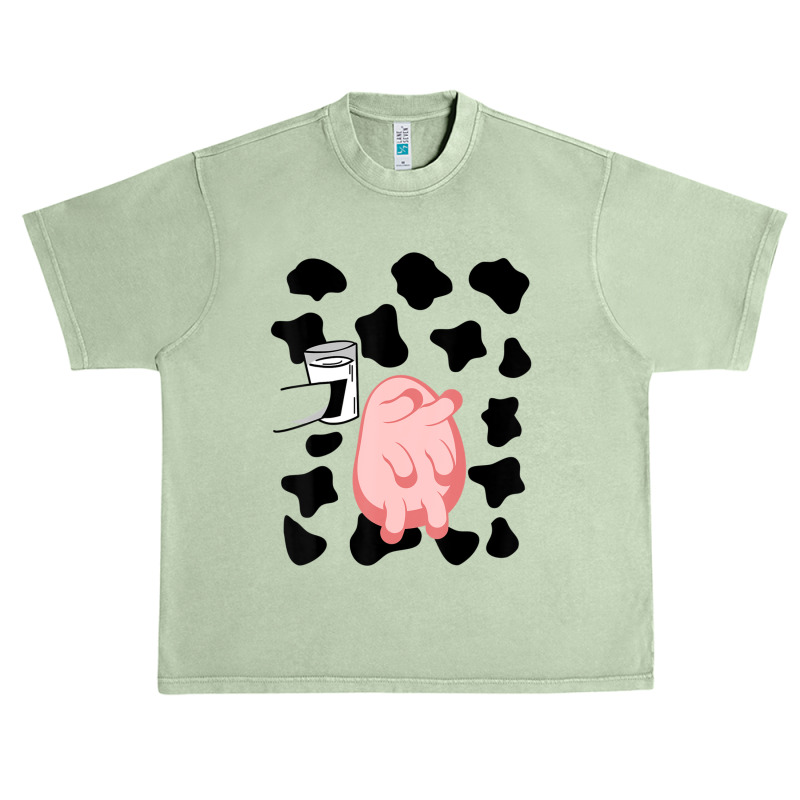 Cow Skin Glass Milk Udder Costume Easy Halloween Urban Heavy T-shirt by BuenoBloom | Artistshot