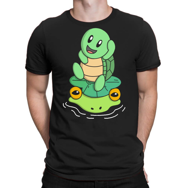 Turtle T  Shirt Turtle's Froggy Friend T  Shirt T-shirt | Artistshot