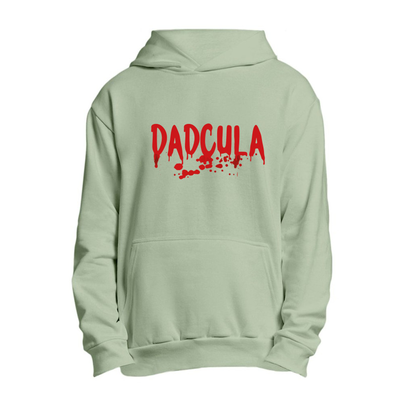 Dadcula   Dracula   Cute Funny Halloween Costume Design Classic T Shir Urban Pullover Hoodie | Artistshot