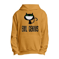 Evil Genius Funny Feline Smiling Cat Owner Raglan Baseball Tee Urban Pullover Hoodie | Artistshot