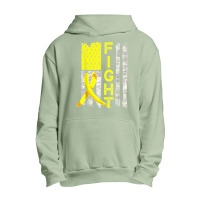 Fight Sarcoma Cancer Awareness American Flag Bone Cancer Urban Pullover Hoodie | Artistshot